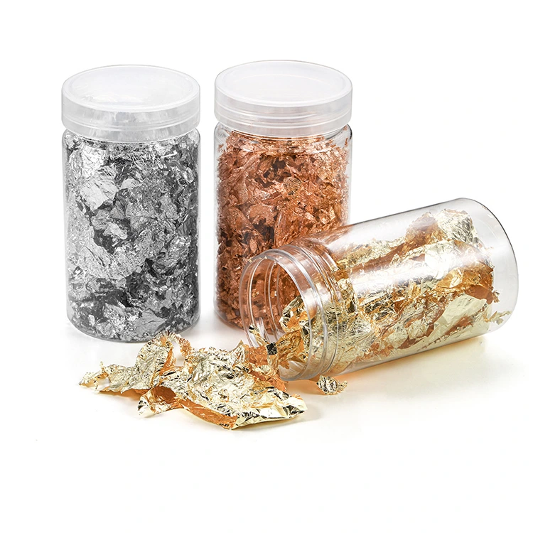 పిండిచేసిన బంగారు ఆకు